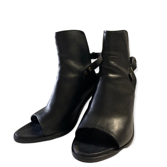 Rag and Bone Leather Peep Toe Heels/Bootie - Picture 6 of 15